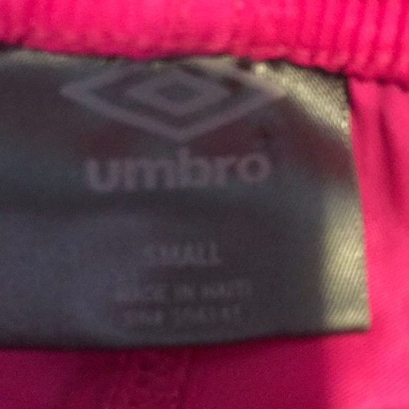 Umbro Youth Rio Check Shorts, Pink Punch - Picture 4 of 4